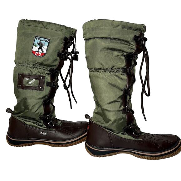 Pajar Canada Women’s Grip Tall Winter Boots Size 6-6.5 Waterproof Insulated EUC - Picture 2 of 10